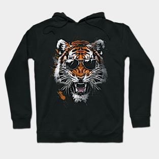 Tiger Color Camouflage Hoodie